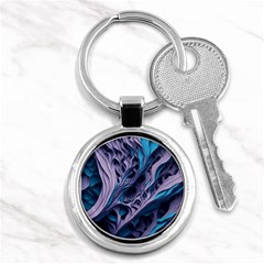 Abstract Trims Key Chain (round) by pakminggu