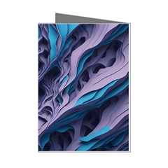 Abstract Trims Mini Greeting Cards (pkg Of 8)