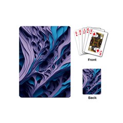 Abstract Trims Playing Cards Single Design (mini)