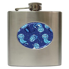 Cat Spacesuit Space Suit Astronauts Hip Flask (6 Oz)