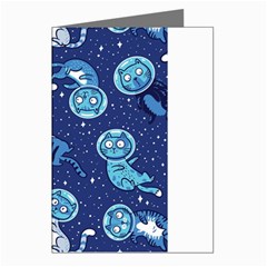 Cat Spacesuit Space Suit Astronauts Greeting Cards (pkg Of 8) by pakminggu