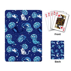 Cat Spacesuit Space Suit Astronauts Playing Cards Single Design (rectangle) by pakminggu