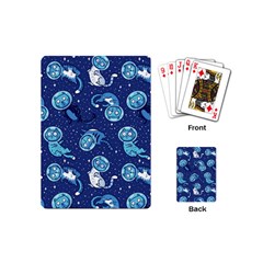 Cat Spacesuit Space Suit Astronauts Playing Cards Single Design (mini)