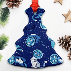 Cat Spacesuit Space Suit Astronauts Ornament (christmas Tree) 