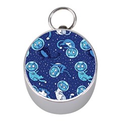 Cat Spacesuit Space Suit Astronauts Mini Silver Compasses by pakminggu