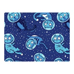 Cat Spacesuit Space Suit Astronauts Two Sides Premium Plush Fleece Blanket (mini) by pakminggu