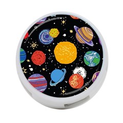 Circle Illustration Space Art Cute Pattern 4-port Usb Hub (one Side) by pakminggu