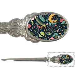 Alien Ocket Space Aesthetic Pattern Letter Opener by pakminggu