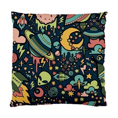 Alien Ocket Space Aesthetic Pattern Standard Cushion Case (one Side) by pakminggu