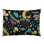 Alien Ocket Space Aesthetic Pattern Pillow Case 26.62 x18.9  Pillow Case