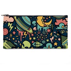 Alien Ocket Space Aesthetic Pattern Pencil Case by pakminggu