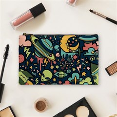 Alien Ocket Space Aesthetic Pattern Cosmetic Bag (medium) by pakminggu