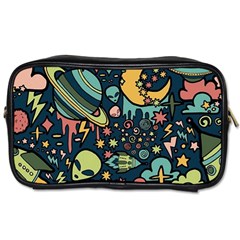 Alien Ocket Space Aesthetic Pattern Toiletries Bag (one Side) by pakminggu