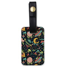 Alien Ocket Space Aesthetic Pattern Luggage Tag (one Side) by pakminggu