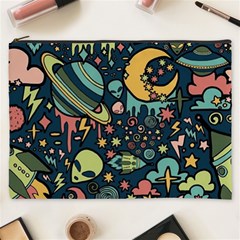 Alien Ocket Space Aesthetic Pattern Cosmetic Bag (xxxl) by pakminggu