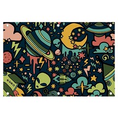 Alien Ocket Space Aesthetic Pattern Banner And Sign 6  X 4  by pakminggu