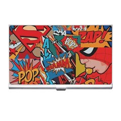 Comic Cartoon Pattern Business Card Holder by pakminggu