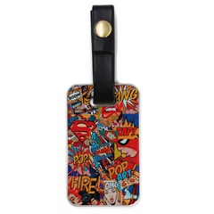 Comic Cartoon Pattern Luggage Tag (one Side) by pakminggu