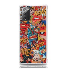 Comic Cartoon Pattern Samsung Galaxy Note 20 Tpu Uv Case by pakminggu