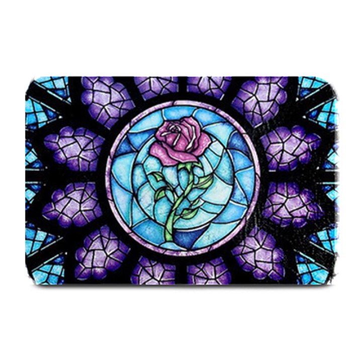 Cathedral Rosette Stained Glass Beauty And The Beast Plate Mats