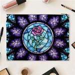 Cathedral Rosette Stained Glass Beauty And The Beast Cosmetic Bag (XL) Back