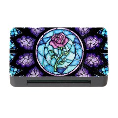 Cathedral Rosette Stained Glass Beauty And The Beast Memory Card Reader With Cf by Cowasu