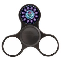 Cathedral Rosette Stained Glass Beauty And The Beast Finger Spinner by Cowasu