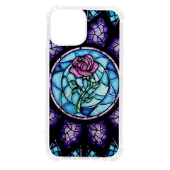 Cathedral Rosette Stained Glass Beauty And The Beast Iphone 13 Mini Tpu Uv Print Case by Cowasu