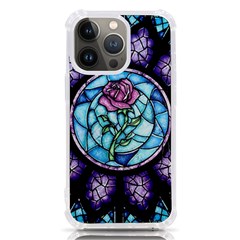 Cathedral Rosette Stained Glass Beauty And The Beast Iphone 13 Pro Tpu Uv Print Case by Cowasu