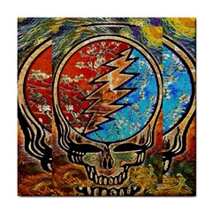 Grateful Dead Rock Band Tile Coaster by Cowasu