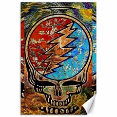 Grateful Dead Rock Band Canvas 24  X 36  by Cowasu