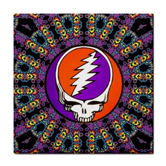 Gratefuldead Grateful Dead Pattern Tile Coaster by Cowasu