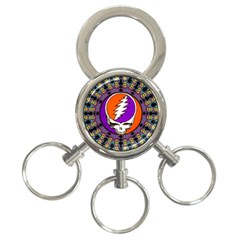 Gratefuldead Grateful Dead Pattern 3-ring Key Chain by Cowasu