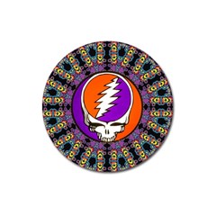 Gratefuldead Grateful Dead Pattern Magnet 3  (round) by Cowasu