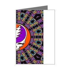 Gratefuldead Grateful Dead Pattern Mini Greeting Card by Cowasu