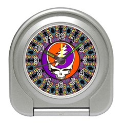 Gratefuldead Grateful Dead Pattern Travel Alarm Clock by Cowasu