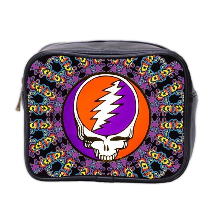 Gratefuldead Grateful Dead Pattern Mini Toiletries Bag (Two Sides)