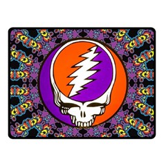 Gratefuldead Grateful Dead Pattern Fleece Blanket (small) by Cowasu