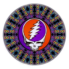 Gratefuldead Grateful Dead Pattern Wireless Fast Charger(white) by Cowasu