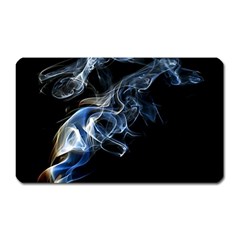 Smoke-flame-dynamic-wave-motion Magnet (rectangular) by Cowasu