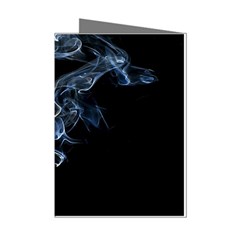 Smoke-flame-dynamic-wave-motion Mini Greeting Cards (pkg Of 8) by Cowasu