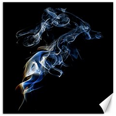 Smoke-flame-dynamic-wave-motion Canvas 12  X 12  by Cowasu