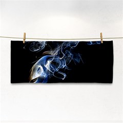 Smoke-flame-dynamic-wave-motion Hand Towel by Cowasu