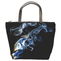 Smoke-flame-dynamic-wave-motion Bucket Bag by Cowasu