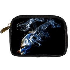 Smoke-flame-dynamic-wave-motion Digital Camera Leather Case by Cowasu