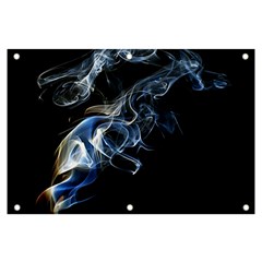 Smoke-flame-dynamic-wave-motion Banner And Sign 6  X 4  by Cowasu