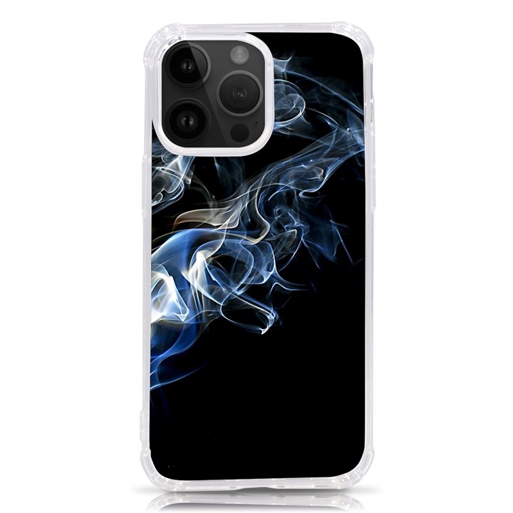 Smoke-flame-dynamic-wave-motion iPhone 14 Pro Max TPU UV Print Case