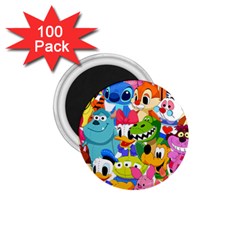 Illustration Cartoon Character Animal Cute 1 75  Magnets (100 Pack) 