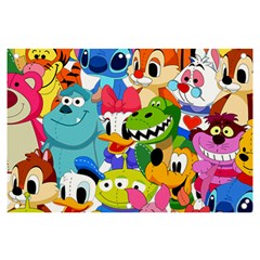 Illustration Cartoon Character Animal Cute Banner And Sign 6  X 4  by Cowasu