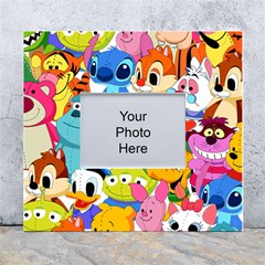 Illustration Cartoon Character Animal Cute White Wall Photo Frame 5  X 7  by Cowasu